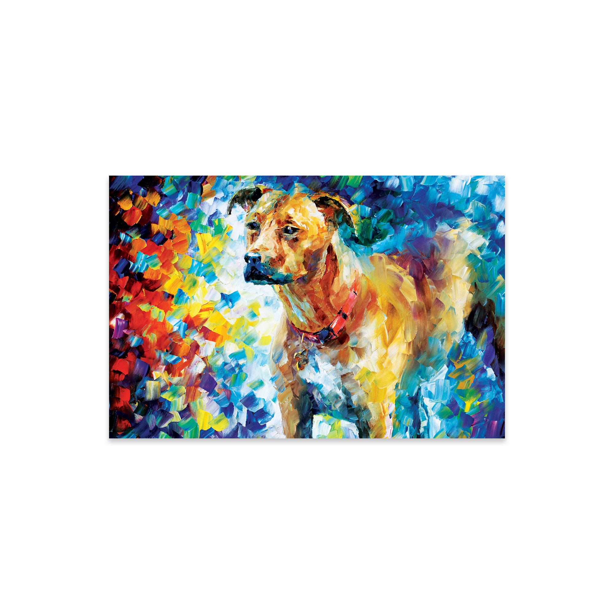 Winston Porter " Dog III " by Leonid Afremov Wayfair